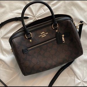 Coach purse (Rowan Satchel In Signature Canvas)